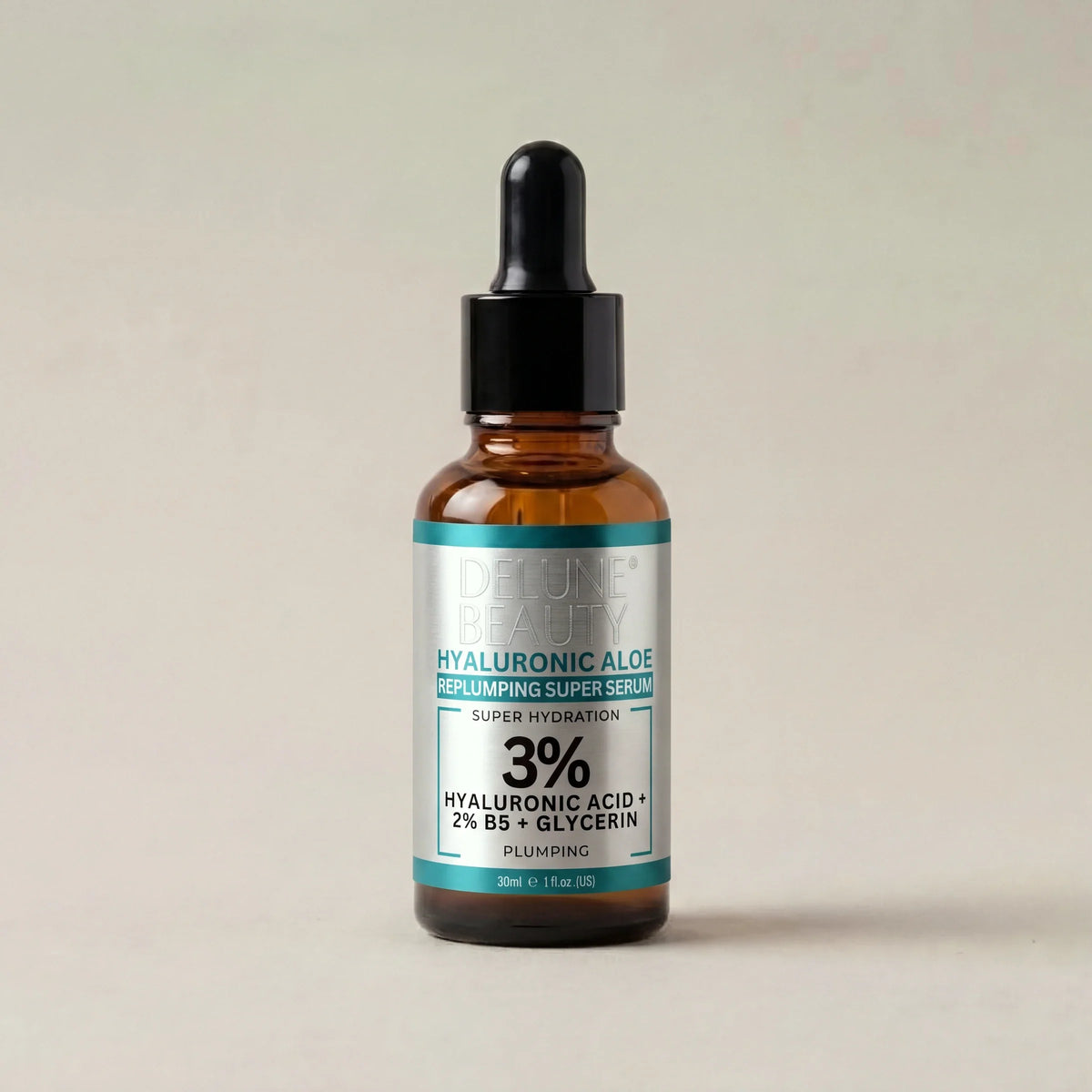 Delune Hyaluronic Aloe B5 Face Serum studio packshot