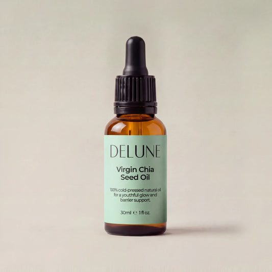 Delune Virgin Chia Seed Oil 30ml dropper bottle