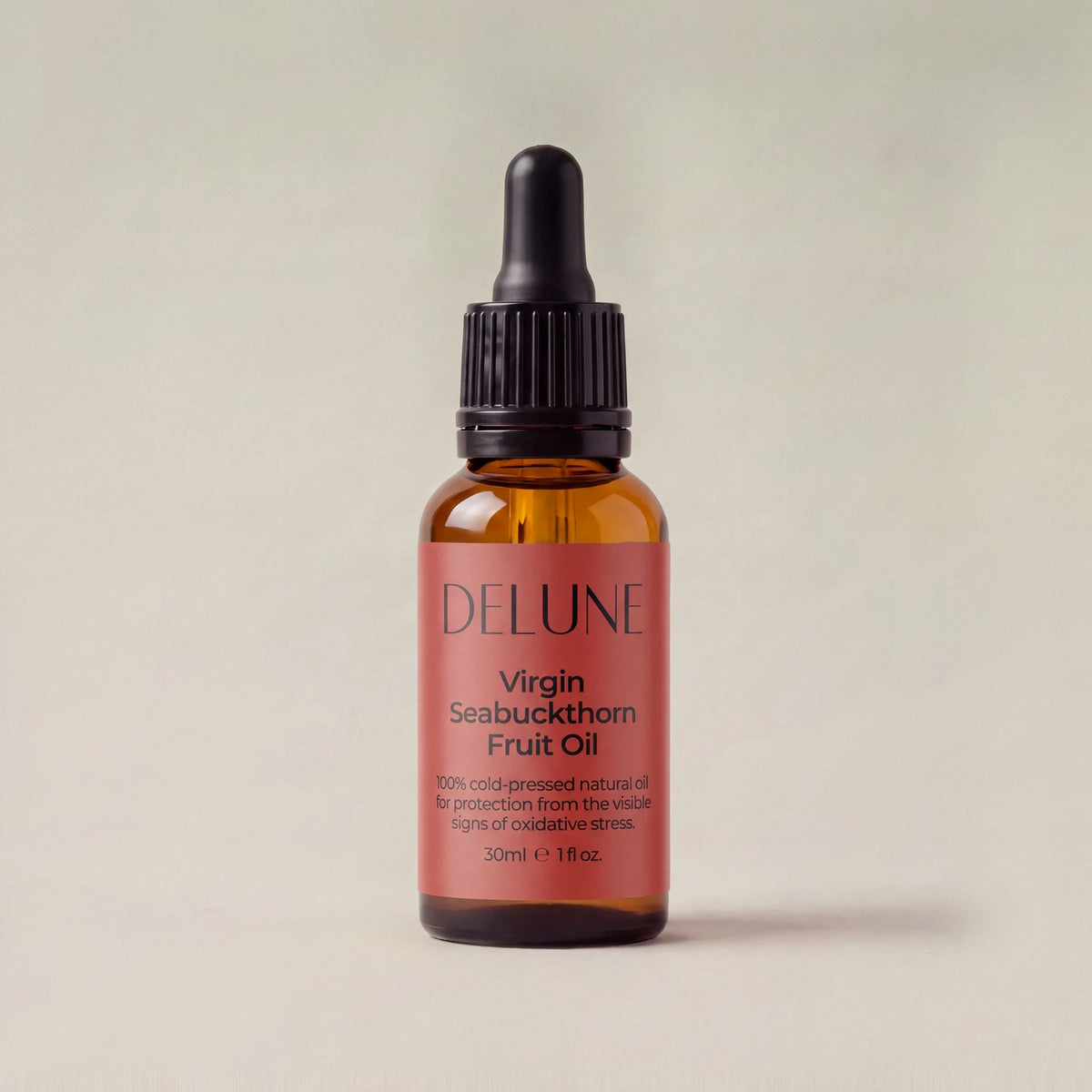 Delune Virgin Seabuckthorn Fruit Oil 30ml dropper bottle