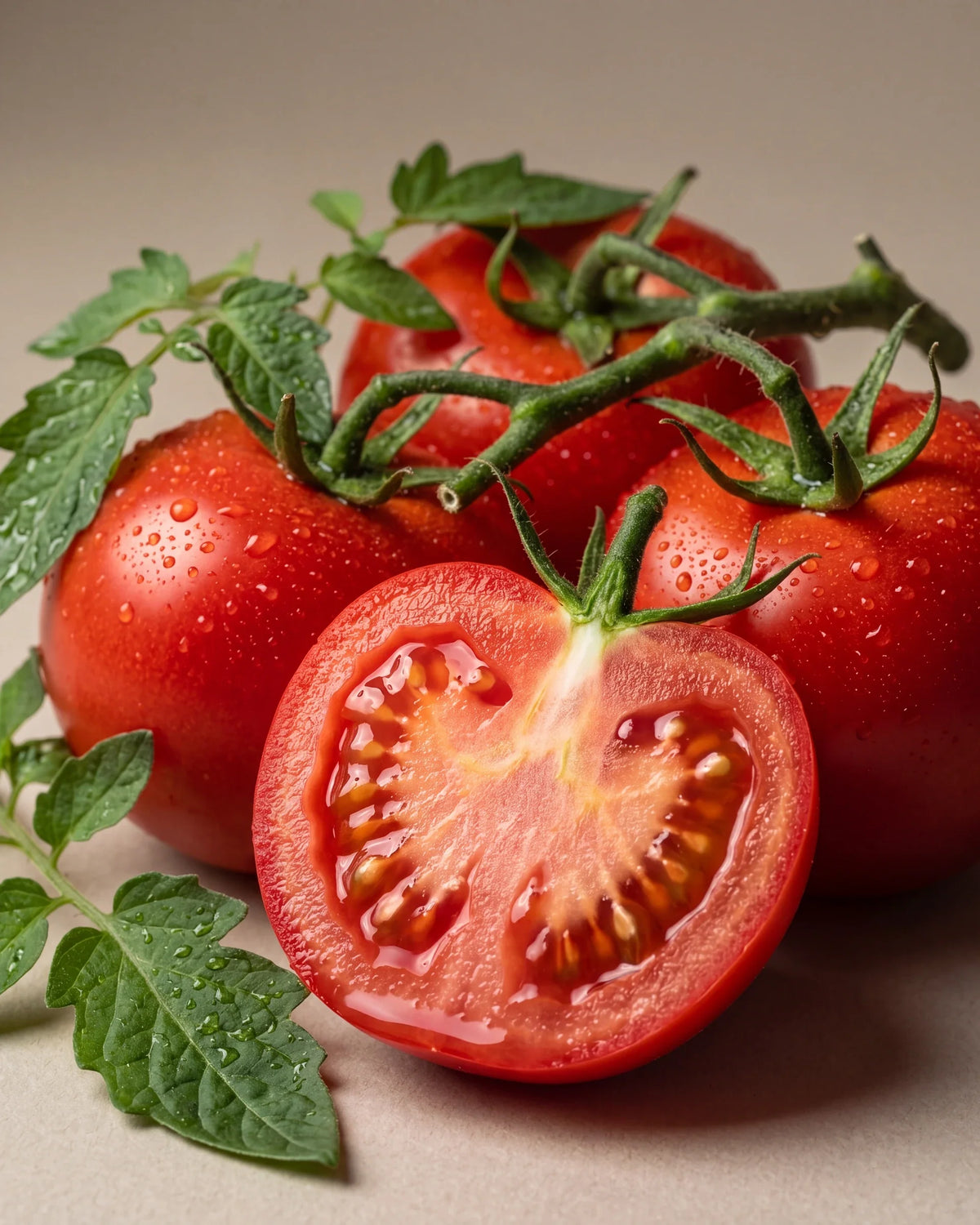 Delune Virgin Tomato Seed Oil botanical still life