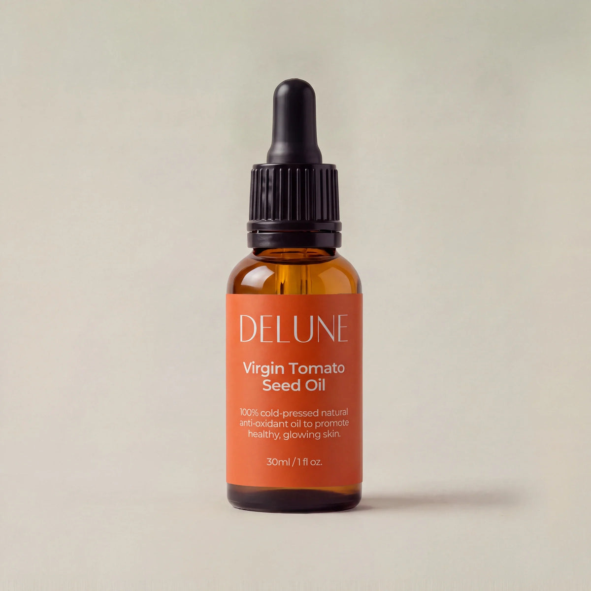 Delune Virgin Tomato Seed Oil 30ml dropper bottle