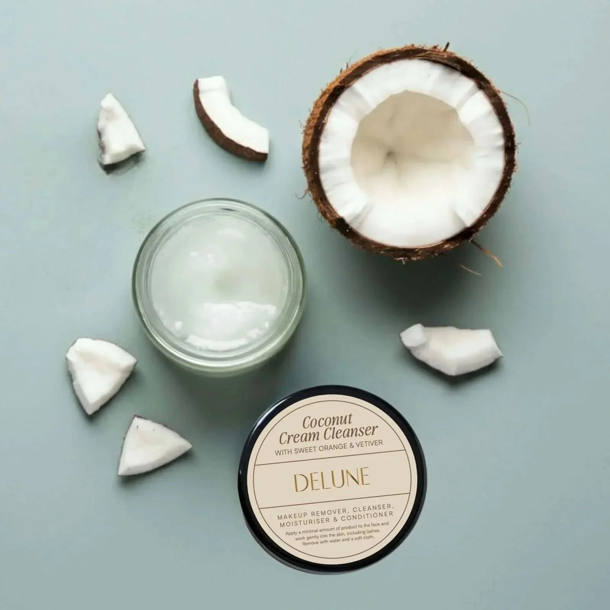 Raw Coconut Cream Cleanser - Delune 